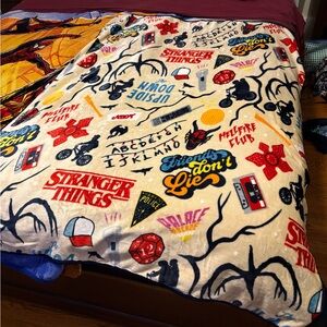 Stranger Things Lightweight Travel Blanket